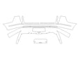 navigator Avery Dennison Clear Bra Door Cup Precut PPF Diagram