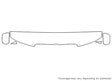 town car 3M Clear Bra Hood Precut PPF Diagram
