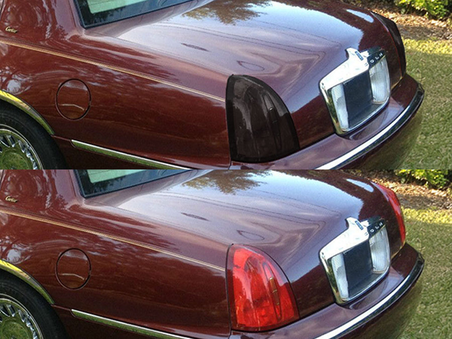 town car Before and After Smoked Taillights