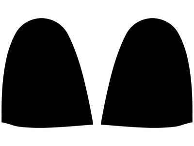town car Precut Tail Light Tint Diagram