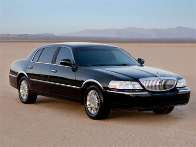 lincoln town car 1998-2011 Matte Black Pillar Trim