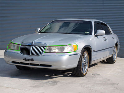 lincoln town car 1999-2002 Headlight Protection Installation Location