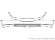 town car Avery Dennison Clear Bra Bumper Precut PPF Diagram