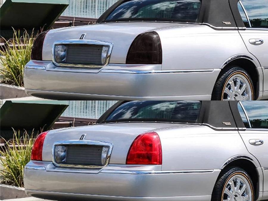 town car Before and After Smoked Taillights
