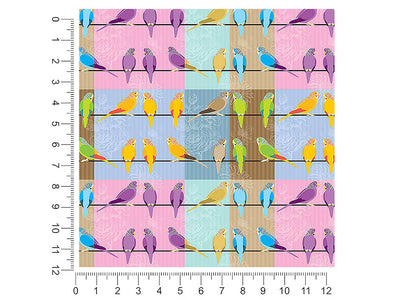 line busy bird 1ft x 1ft Craft Sheets