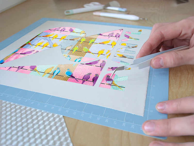 line busy bird Easy Weed Craft Vinyl
