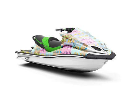 Line Busy Birds Jet Ski Vinyl Customized Wrap