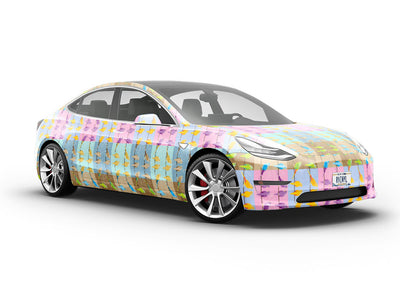 Line Busy Birds Vehicle Vinyl Wrap