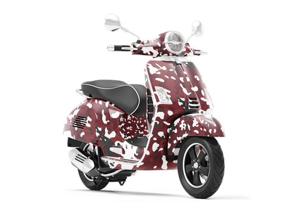 Lipstick Multicam Camouflage Vespa Scooter Wrap Film