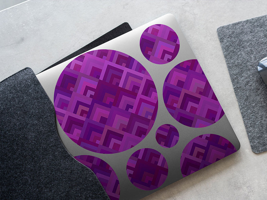 lipstick stains mosaic DIY Laptop Stickers