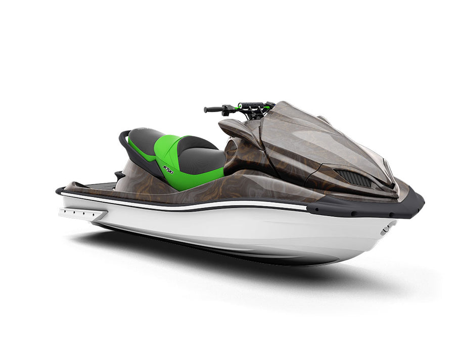 Liquid Agate Epoxy-Resin Jet Ski Vinyl Customized Wrap
