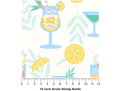 Liquid Courage Alcohol Vinyl Film Pattern Size 12 inch Scale~Rwraps Liquid Courage Alcohol Sizing Chart~2