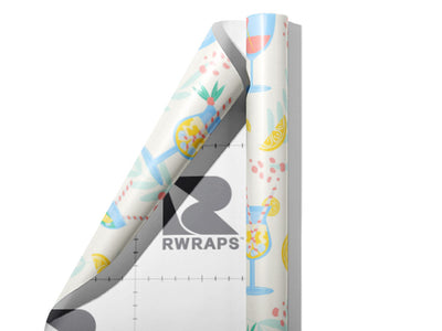 Liquid Courage Alcohol Wrap Film Sheets~Rwraps Series 914 Liquid Courage Alcohol Scrolled Sheet~3
