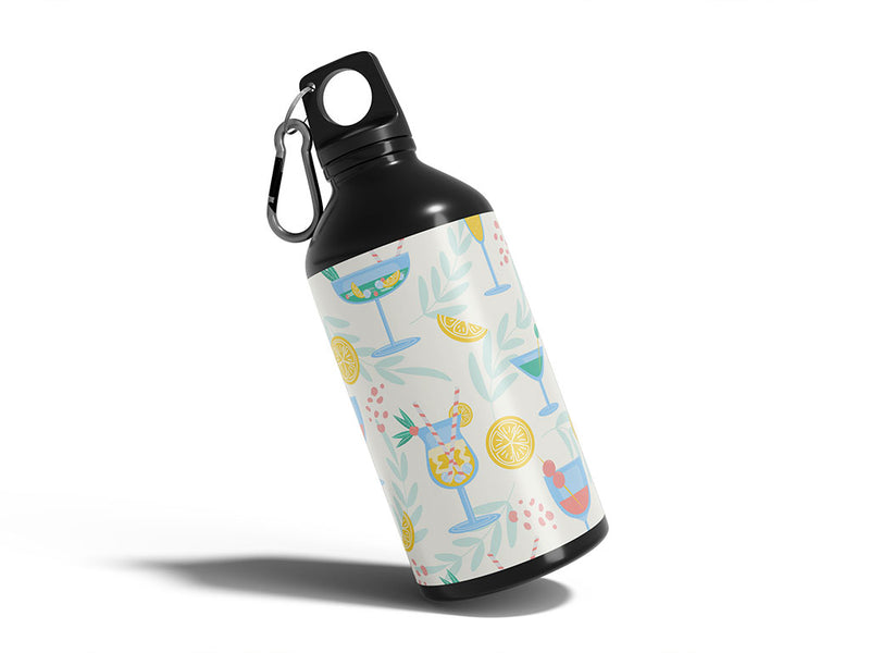liquid courage alcohol Water Bottle DIY Stickers