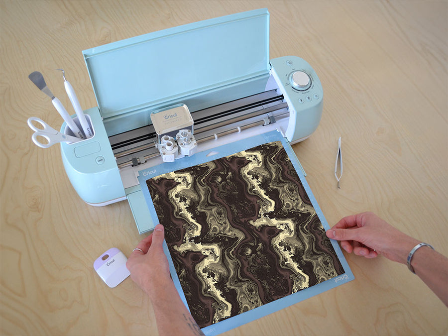 liquid gold epoxy resin Cricut Compatible Vinyl