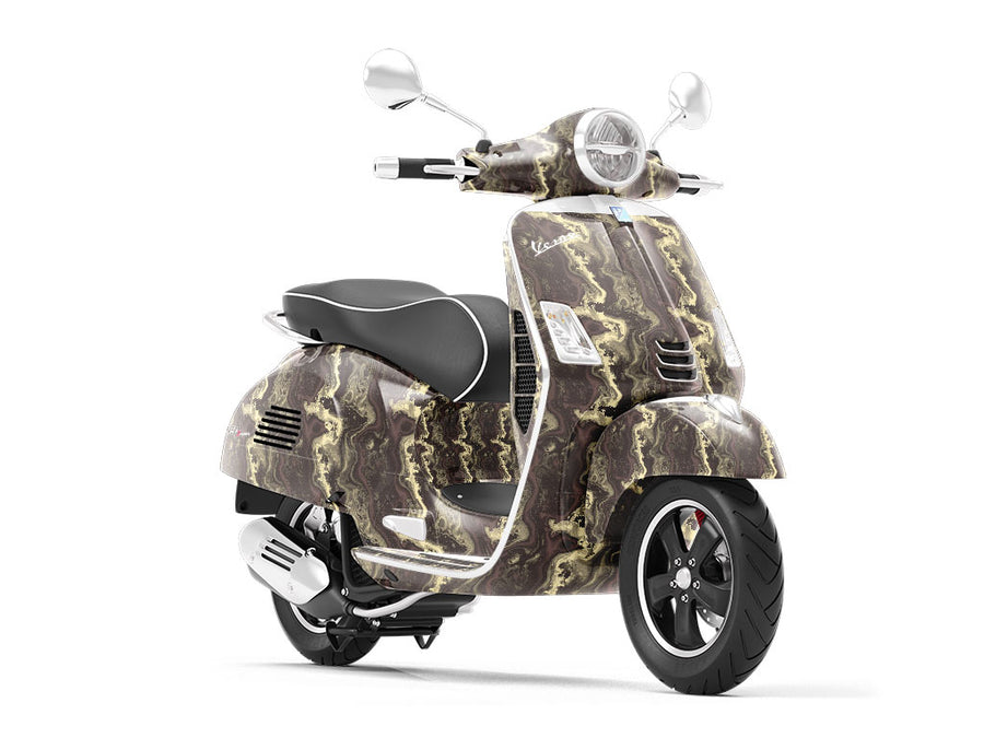 Liquid Gold Epoxy-Resin Vespa Scooter Wrap Film