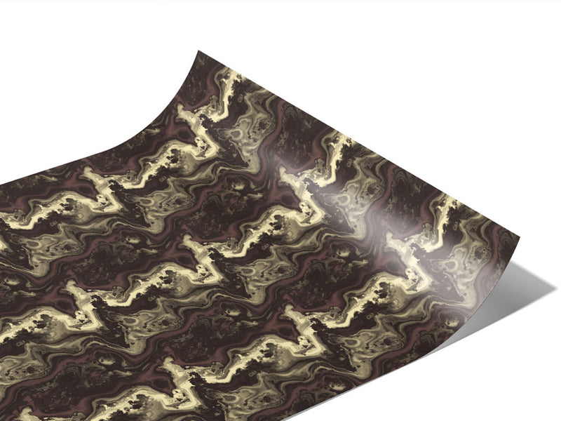 Liquid Gold Epoxy-Resin Vinyl Wraps~Rwraps Series 914 Digitally Printed Vinyl Wrap~1