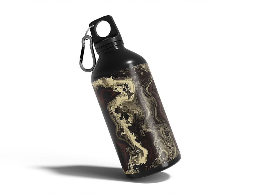 liquid gold epoxy resin Water Bottle DIY Stickers