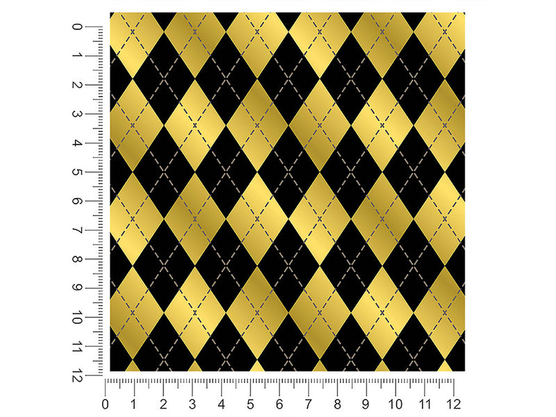 liquid gold argyle 1ft x 1ft Craft Sheets