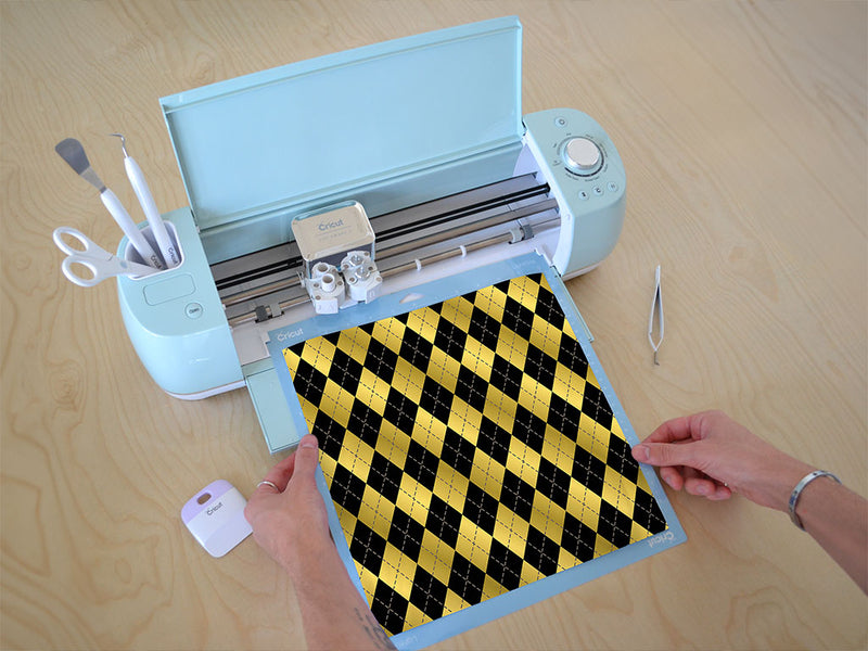 liquid gold argyle Cricut Compatible Vinyl