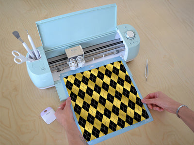 liquid gold argyle Cricut Compatible Vinyl