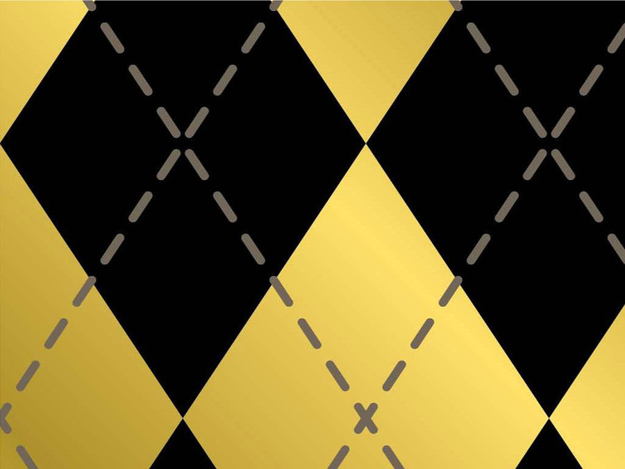 Liquid Gold Argyle Vinyl Wrap Pattern~Rwraps Series 914 Digitally Printed Vinyl Wrap~0