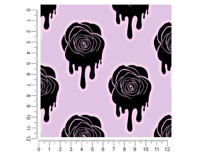 liquid rose gothic 1ft x 1ft Craft Sheets