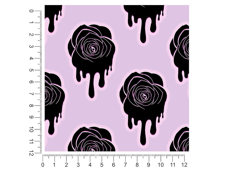 liquid rose gothic 1ft x 1ft Craft Sheets