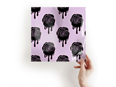 liquid rose gothic Craft Sheets