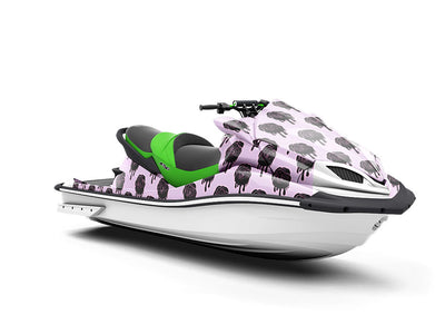 Liquid Rose Gothic Jet Ski Vinyl Customized Wrap
