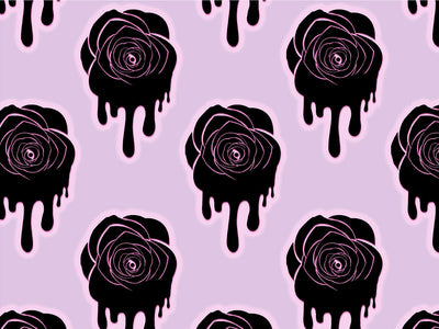 Liquid Rose Gothic Vinyl Wrap Pattern~Rwraps Series 914 Digitally Printed Vinyl Wrap~0
