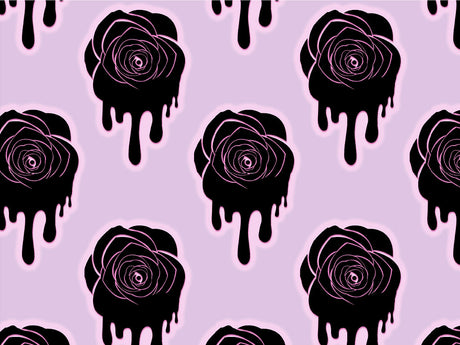 Liquid Rose Gothic Vinyl Wrap Pattern~Rwraps Series 914 Digitally Printed Vinyl Wrap~0