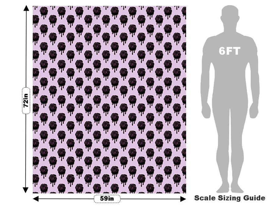 Liquid Rose Gothic Vehicle Wrap Scale~Rwraps Series 914 Liquid Rose Gothic Measurements~1