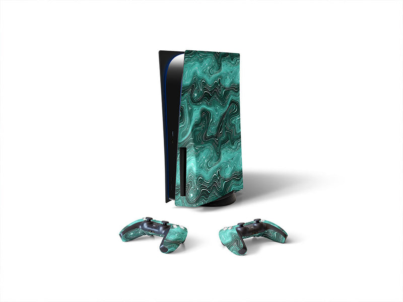 liquid stone gemstone films Sony PS5 DIY Skin