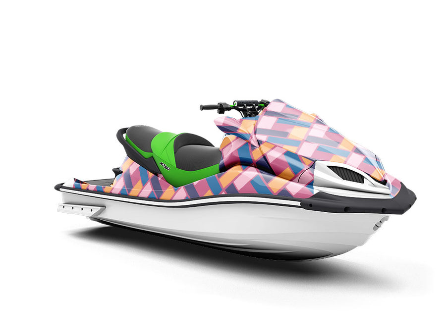 Liseran Purple Brick Jet Ski Vinyl Customized Wrap