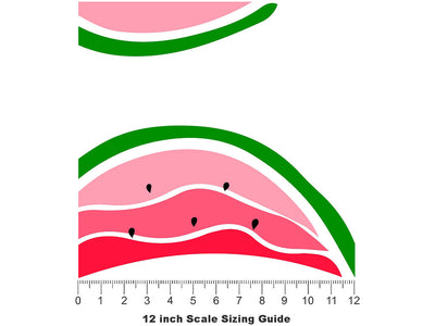 Little Darling Fruit Vinyl Film Pattern Size 12 inch Scale~Rwraps Little Darling Fruit Sizing Chart~2
