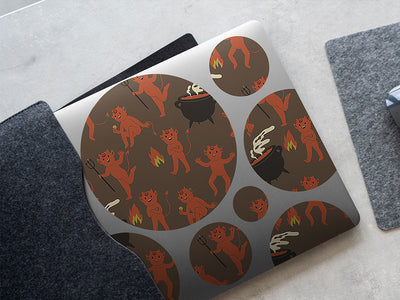 little devil halloween DIY Laptop Stickers