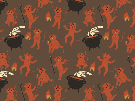 Little Devil Halloween Vinyl Wrap Pattern~Rwraps Series 914 Digitally Printed Vinyl Wrap~0