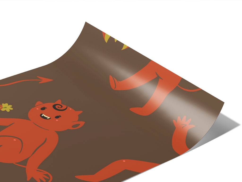 Rwraps™ Little Devil Monster Halloween Vinyl Wrap | Halloween