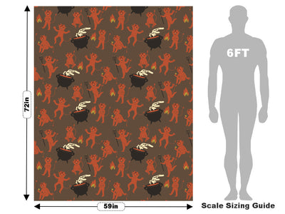 Little Devil Halloween Vehicle Wrap Scale~Rwraps Series 914 Little Devil Halloween Measurements~1