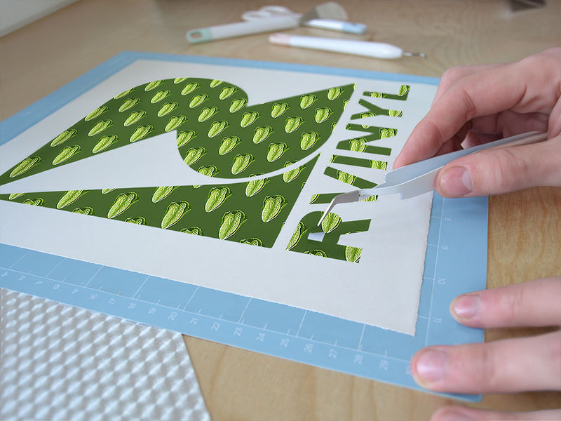 little gem romaine vegetable Easy Weed Craft Vinyl