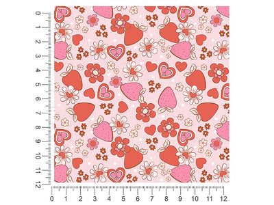 little scarlet fruit 1ft x 1ft Craft Sheets