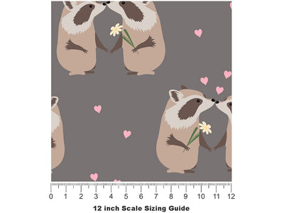 Little Thieves Animal Vinyl Film Pattern Size 12 inch Scale~Rwraps Little Thieves Animal Sizing Chart~2