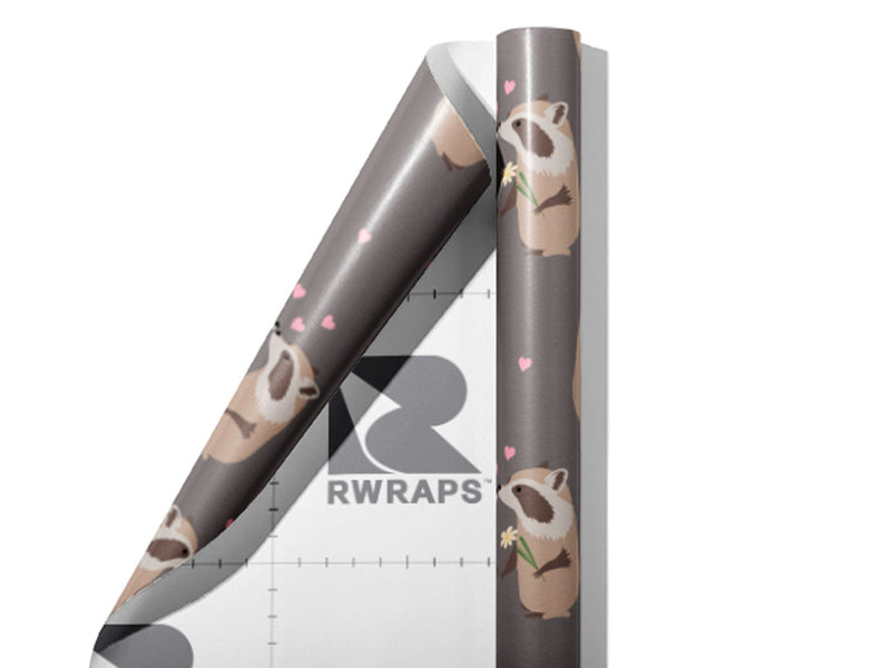 Little Thieves Animal Wrap Film Sheets~Rwraps Series 914 Little Thieves Animal Scrolled Sheet~3