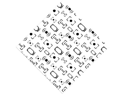 Live Stream Technology Vinyl Wrap Pattern