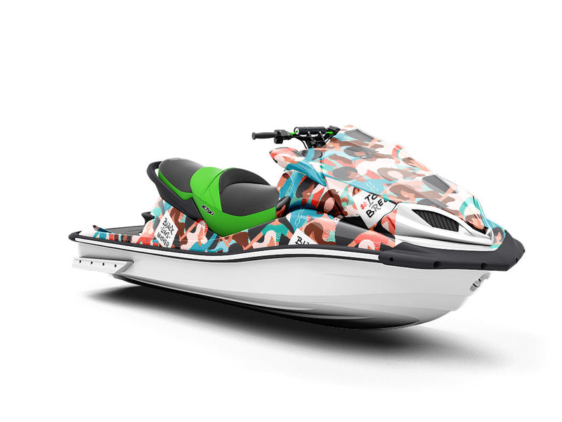 Lives Matter Americana Jet Ski Vinyl Customized Wrap