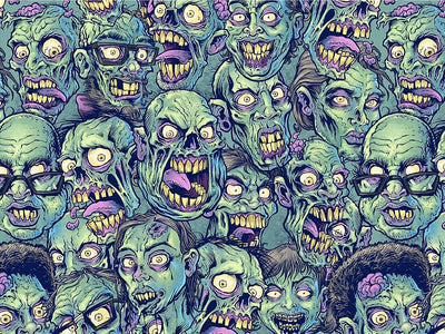 Livor Mortis Zombie Vinyl Wrap Pattern~Rwraps Series 914 Digitally Printed Vinyl Wrap~0