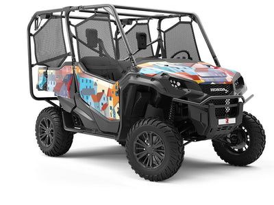 Local Borough Cityscape Utility Vehicle Vinyl Wrap