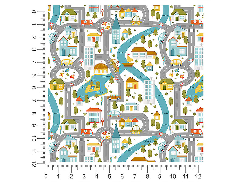 local roads toy room 1ft x 1ft Craft Sheets