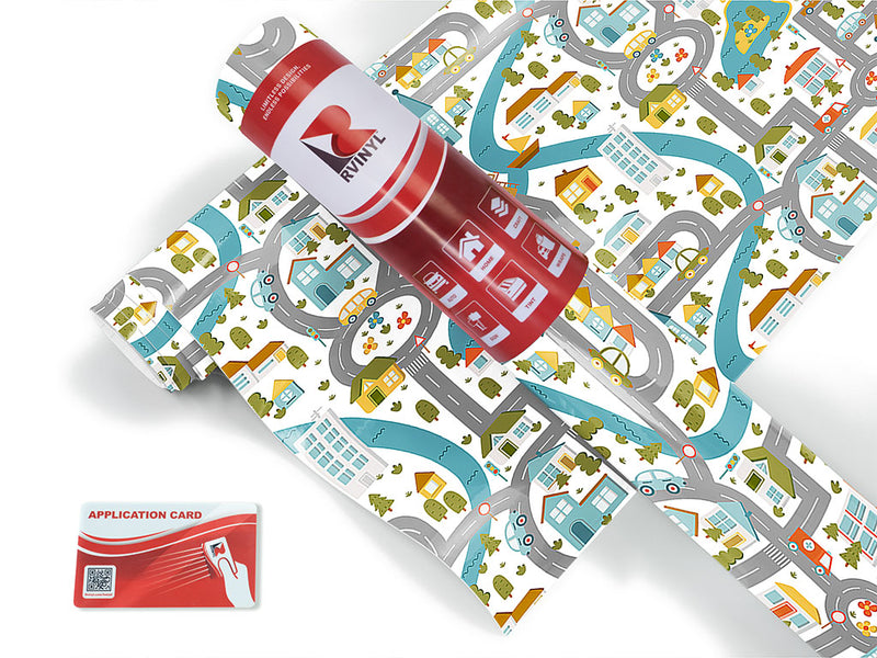 local roads toy room Craft Vinyl Roll